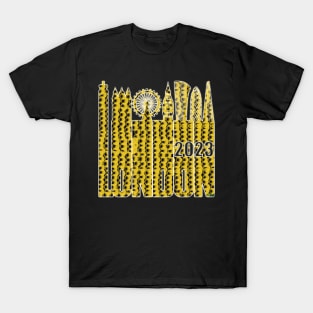 London Skyline 2023 - Yellow Bubbles T-Shirt